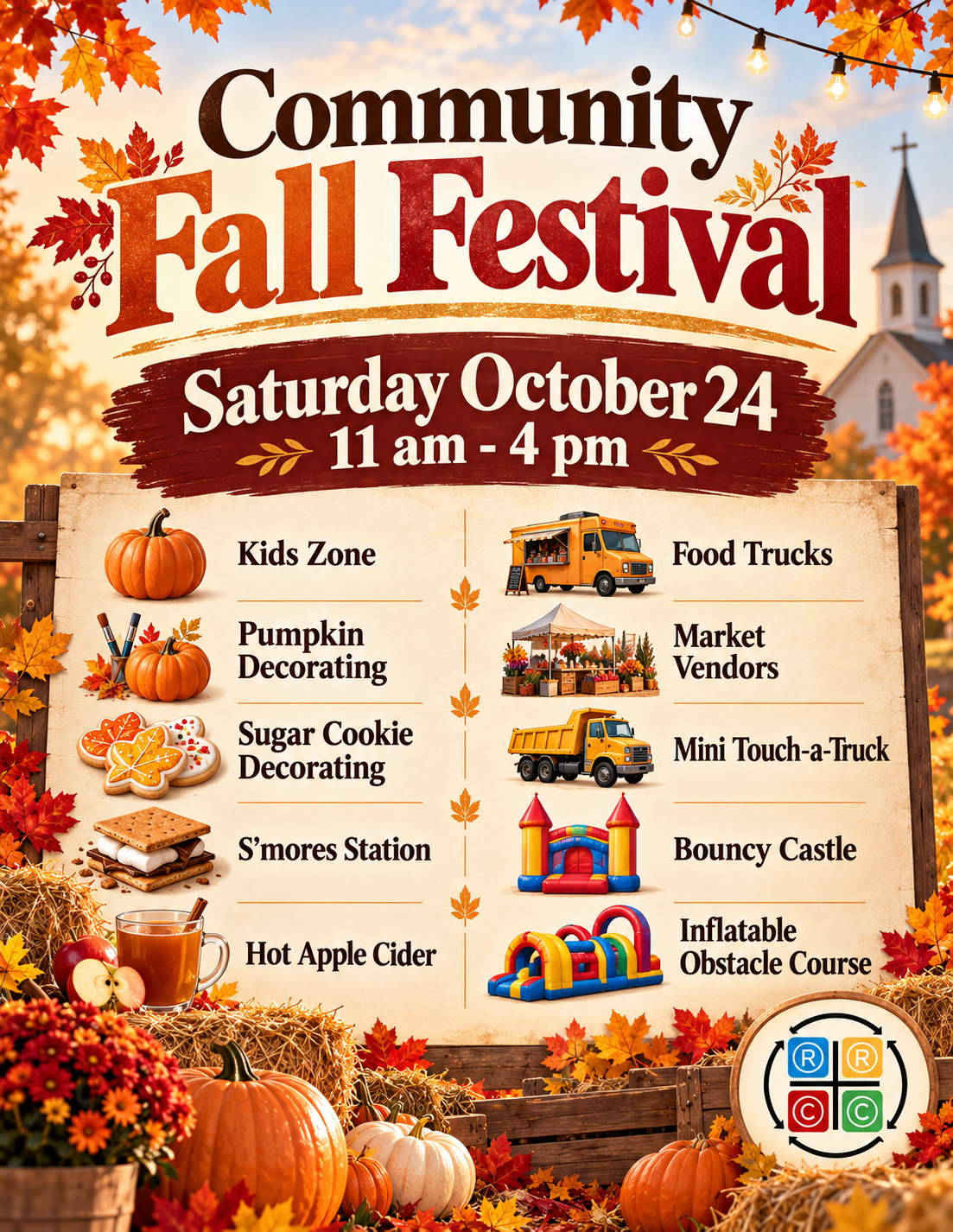 Fall Festival Sign Fall Festival Sign
