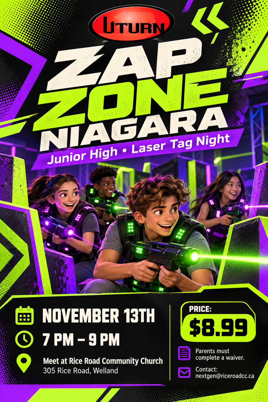 Zap Zone Niagara Junior High Night Zap Zone Niagara Junior High Night
